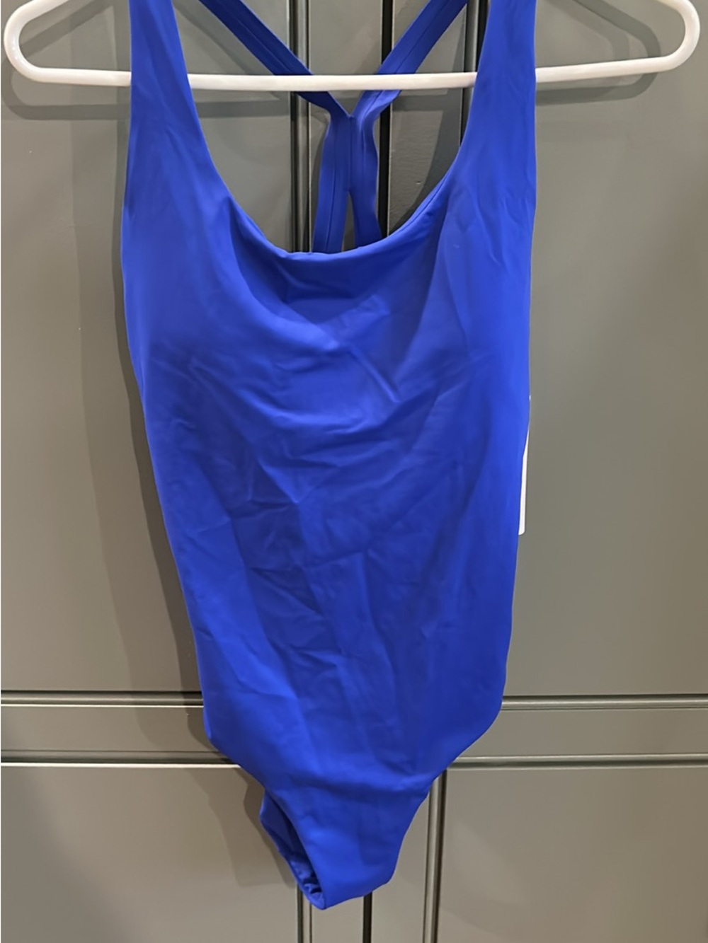 Women’s NEW Athleta Royal Blue One-Piece Swimsuit with Cross Back